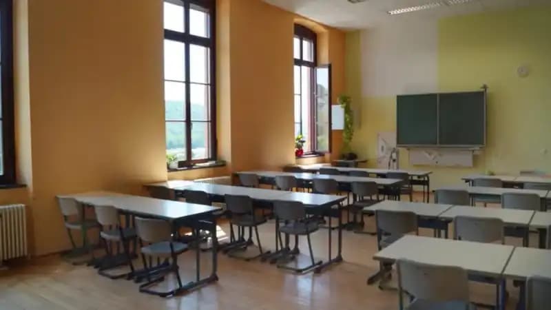Illustrative campus setting for Hanoi Amsterdam High School in Hanoi