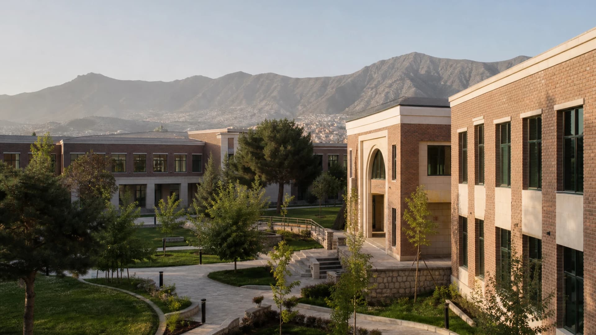Illustrative campus setting for International School of Kabul in Kabul
