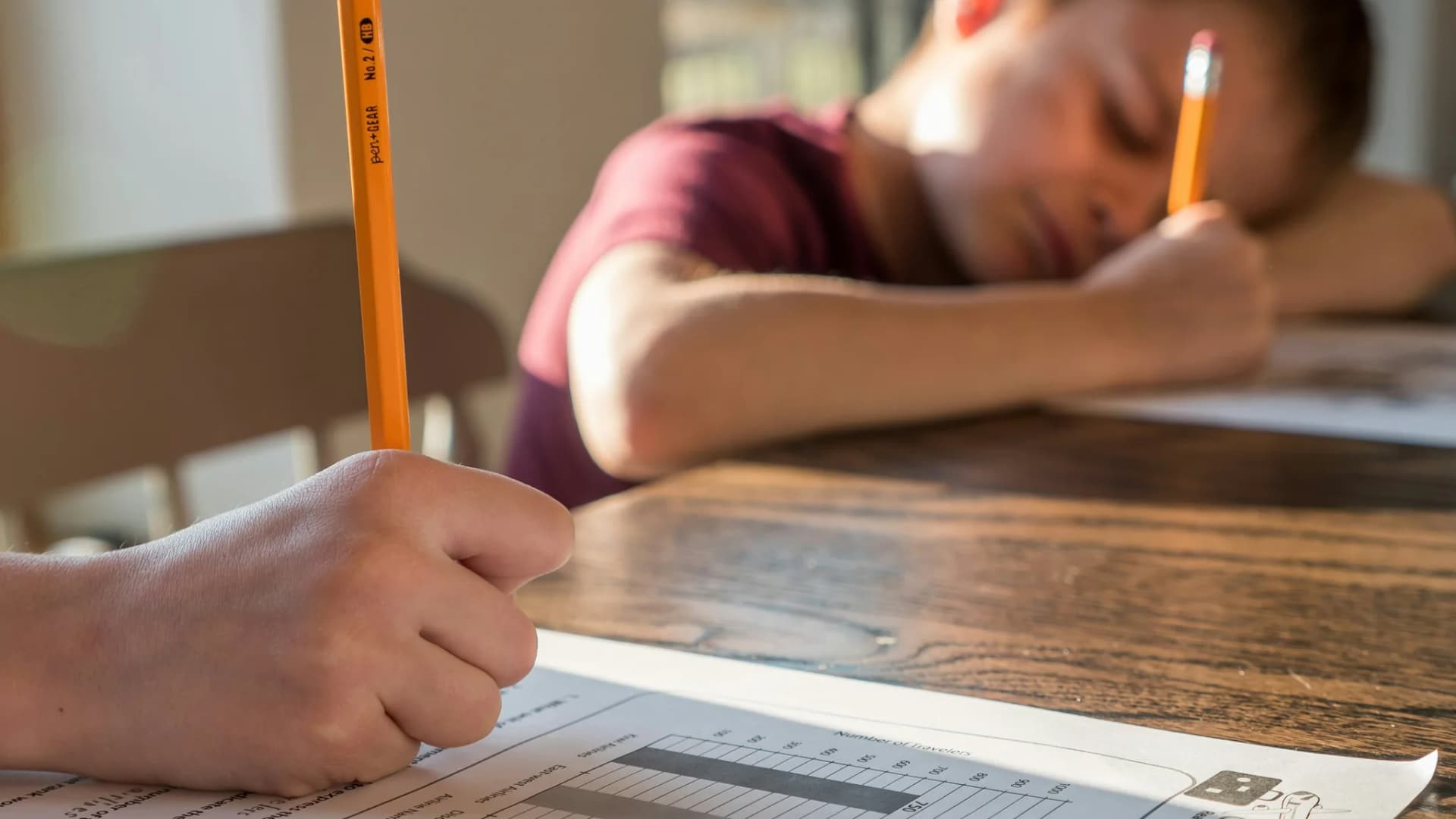 Requirements framework for exams, gradebooks, and report cards Illustrative school scene for Requirements framework for exams, gradebooks, and report cards