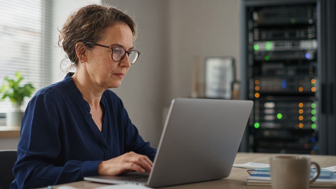 AI tools, drafting, summaries, and in-app help School staff using embedded AI assistant on a laptop