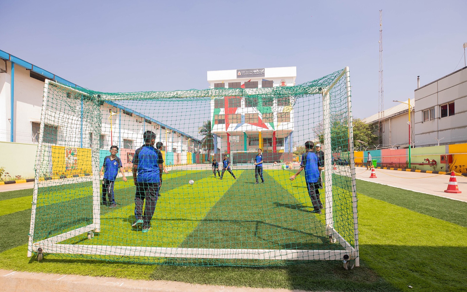 Osaka Prefectural Kitano High School campus in Osaka, Japan