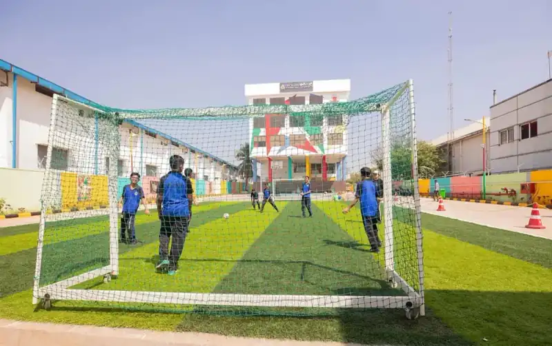 Illustrative campus setting for Osaka Prefectural Kitano High School in Osaka, Japan